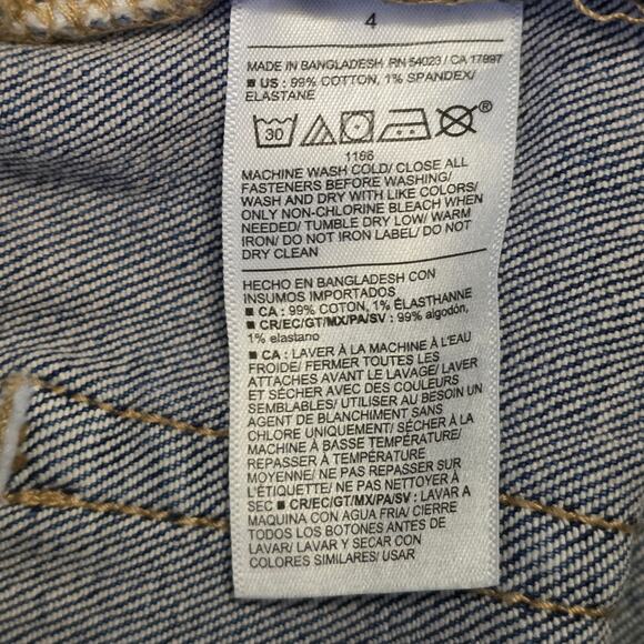 Old Navy High-Rise Curvy OG Straight Jeans Women’s 4 Medium Wash - Picture 7 of 7